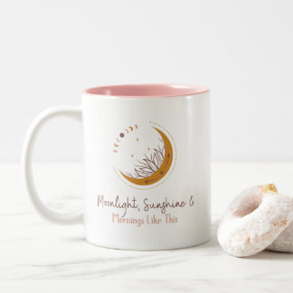 De Café Em Dois Tons Lua, Luz Do Sol E Manhãs Como Esta Caneca