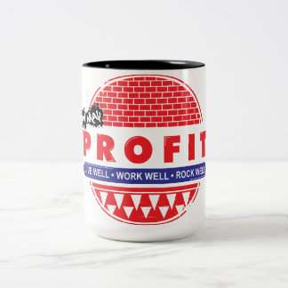 De Café Em Dois Tons Lucro por esta caneca (viva/poço do