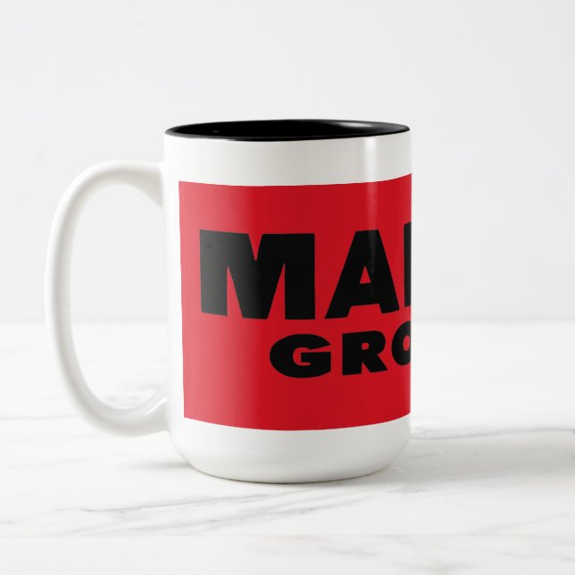 De Café Em Dois Tons Mahler sulca a caneca (Esquerda)