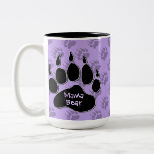 De Café Em Dois Tons Mama Carregamento Mamã Família Caneca