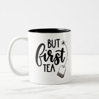 De Café Em Dois Tons Mas primeira caneca do chá