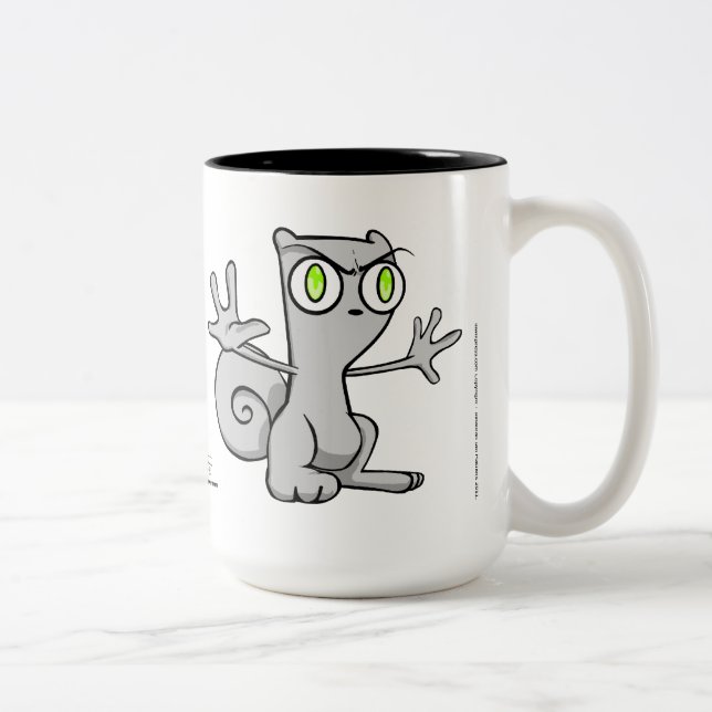 De Café Em Dois Tons Matar você mesmo: Caneca espumosa (Direita)