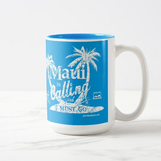 De Café Em Dois Tons Maui está chamando a caneca (Direita)