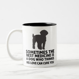 De Café Em Dois Tons Melhor dosagem médica Cachorro 11 oz. Caneca