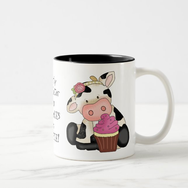 De Café Em Dois Tons Melhore do que a caneca dos cupcakes (Direita)
