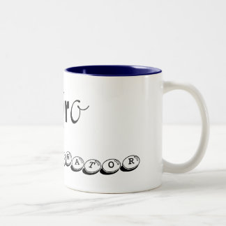 De Café Em Dois Tons Micro caneca do coordenador