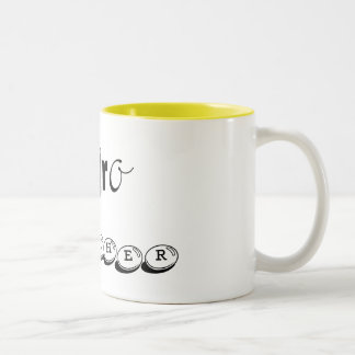 De Café Em Dois Tons Micro caneca do professor