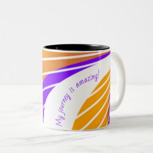 De Café Em Dois Tons Minha jornada é incrível! Caneca