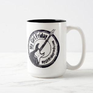 De Café Em Dois Tons Minha menina sexta-feira BALANÇA a caneca