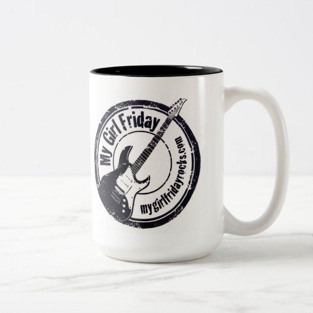 De Café Em Dois Tons Minha menina sexta-feira BALANÇA a caneca (Direita)