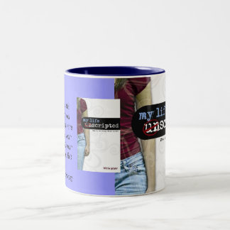 De Café Em Dois Tons Minha vida, caneca Unscripted