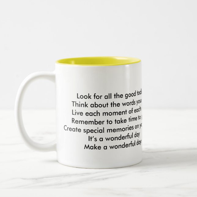 De Café Em Dois Tons Modelo da Dois-Imagem da caneca - personalizado (Esquerda)