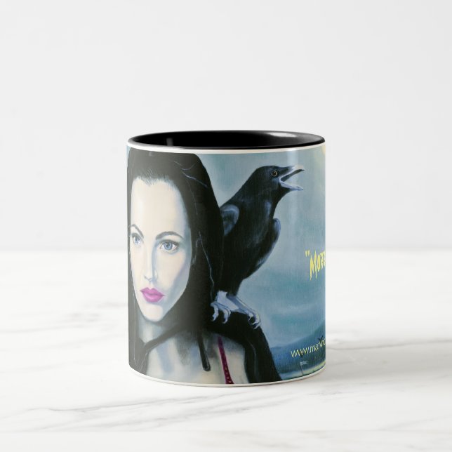 De Café Em Dois Tons Morrigan e caneca do corvo (Centro)