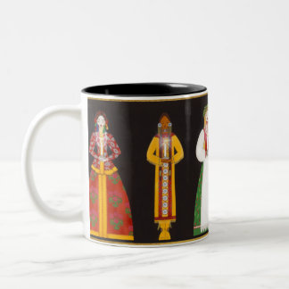 De Café Em Dois Tons Mulheres M004 da caneca do mundo