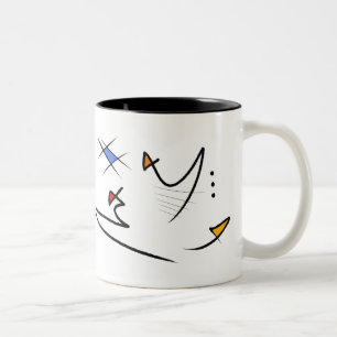 De Café Em Dois Tons Na caneca do vento