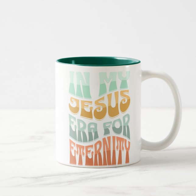 De Café Em Dois Tons Na caneca Meu Jesus era (Direita)
