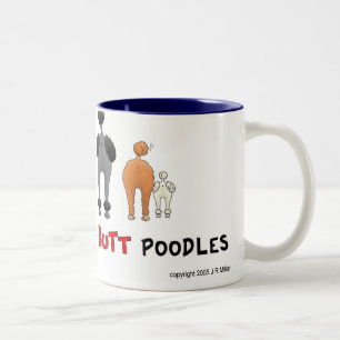 De Café Em Dois Tons Nada termina a caneca das caniches