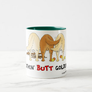 De Café Em Dois Tons Nada termina a caneca dos ouros