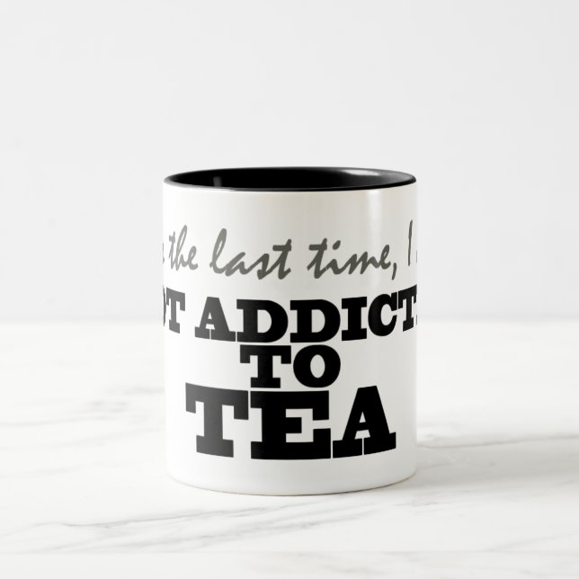 De Café Em Dois Tons Nao viciado à caneca do chá (Centro)