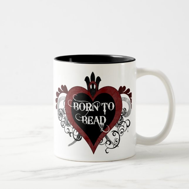 De Café Em Dois Tons Nascer à caneca (vermelha) do grânulo (Direita)