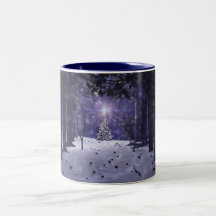 Natal na caneca dos pinhos