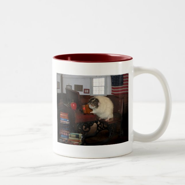 De Café Em Dois Tons Nenhuma caneca do teste animal (Direita)