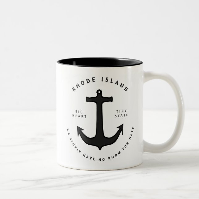 De Café Em Dois Tons Nenhuma sala para a caneca do ódio (Direita)