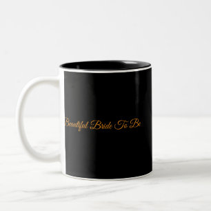 De Café Em Dois Tons Noiva Linda Para Ser for caneca