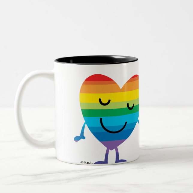 De Café Em Dois Tons Nomeie sua caneca (Esquerda)