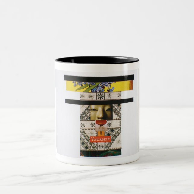 De Café Em Dois Tons Nomeie sua caneca VOCÊ MESMO (Centro)