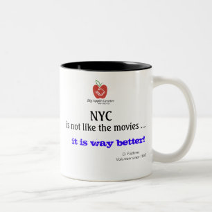 De Café Em Dois Tons NYC não é como a caneca dos filmes
