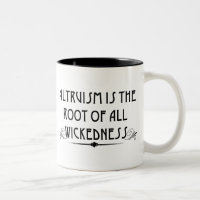 O altruísmo é caneca má