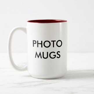 De Café Em Dois Tons O costume personalizou o vazio da caneca do