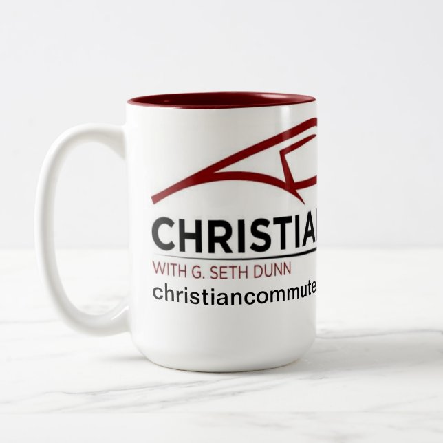 De Café Em Dois Tons O cristão comuta a caneca (Esquerda)