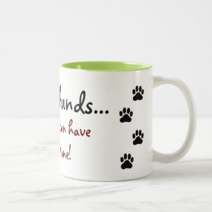 De Café Em Dois Tons O Dachshund… ninguém pode ter apenas um! Caneca