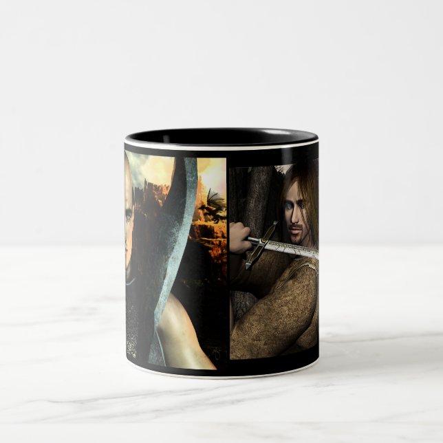 De Café Em Dois Tons O "dobro tomou partido caneca da fantasia" (Centro)