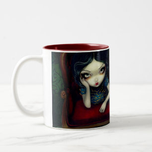 De Café Em Dois Tons "O escarlate caneca do sofá"