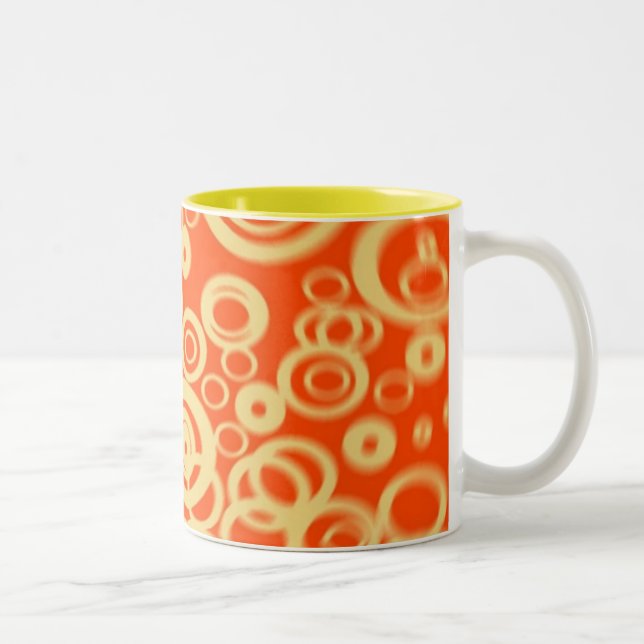 De Café Em Dois Tons O espaguete soa a caneca (Direita)