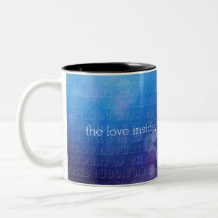 De Café Em Dois Tons O interior do amor… - Fantasma a caneca musical