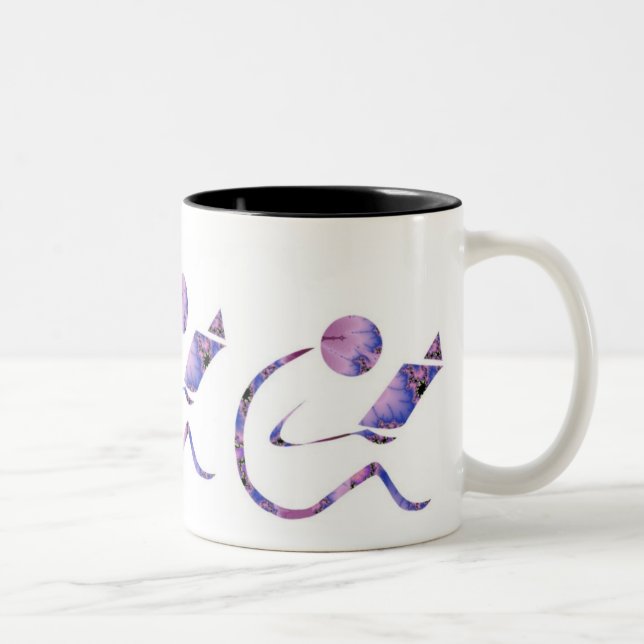De Café Em Dois Tons O leitor - caneca do drama (Direita)