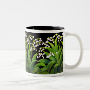 De Café Em Dois Tons O lírio da caneca do vale