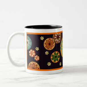 De Café Em Dois Tons O mar esguincha Remix a caneca