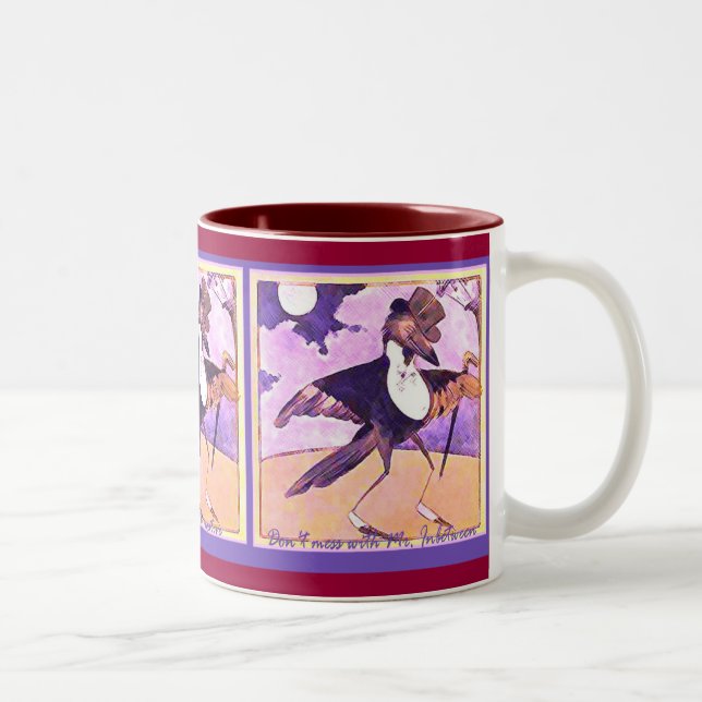 De Café Em Dois Tons O melro canta a caneca da fermentação da manhã (Direita)