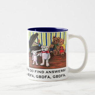 De Café Em Dois Tons O piano carrega a caneca para miúdos do piano