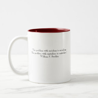 De Café Em Dois Tons "O problema com socialismo é CANECA do socialismo