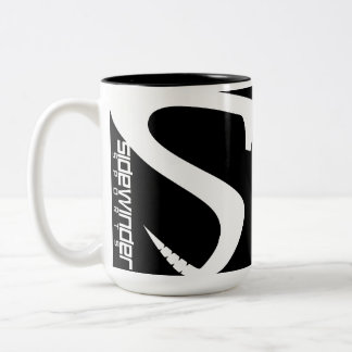 De Café Em Dois Tons O Sidewinder ostenta - caneca da equipe - o preto