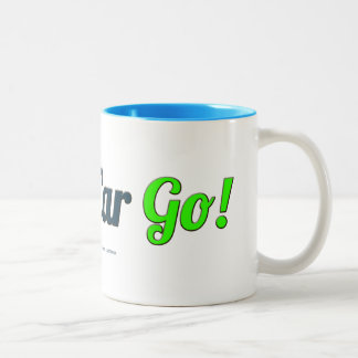 De Café Em Dois Tons O teleférico vai! caneca branca