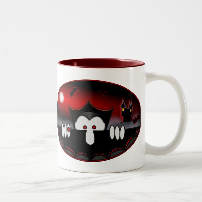 De Café Em Dois Tons O vampiro Kilroy golpeia a caneca (Direita)