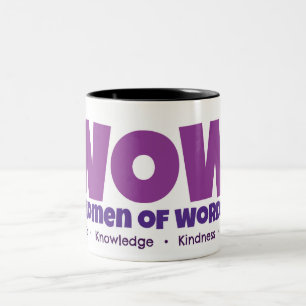 De Café Em Dois Tons O wow Dois-Tonificou a caneca