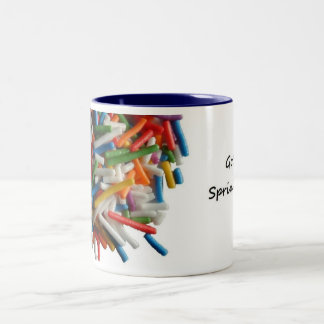De Café Em Dois Tons Obtido polvilha? Caneca